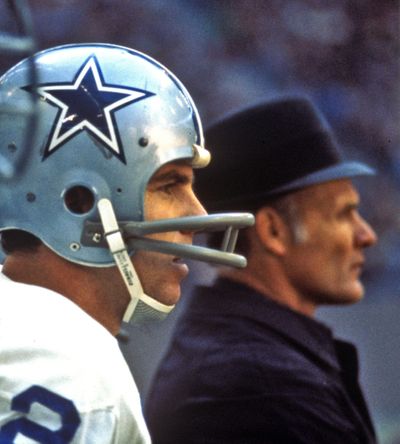 Roger Staubach & Tom Landry, 1970