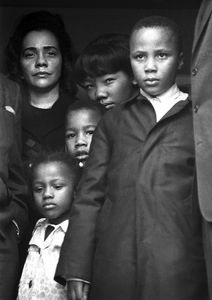 Mrs. Martin Luther King, Jr. and children, Atlanta, 1968