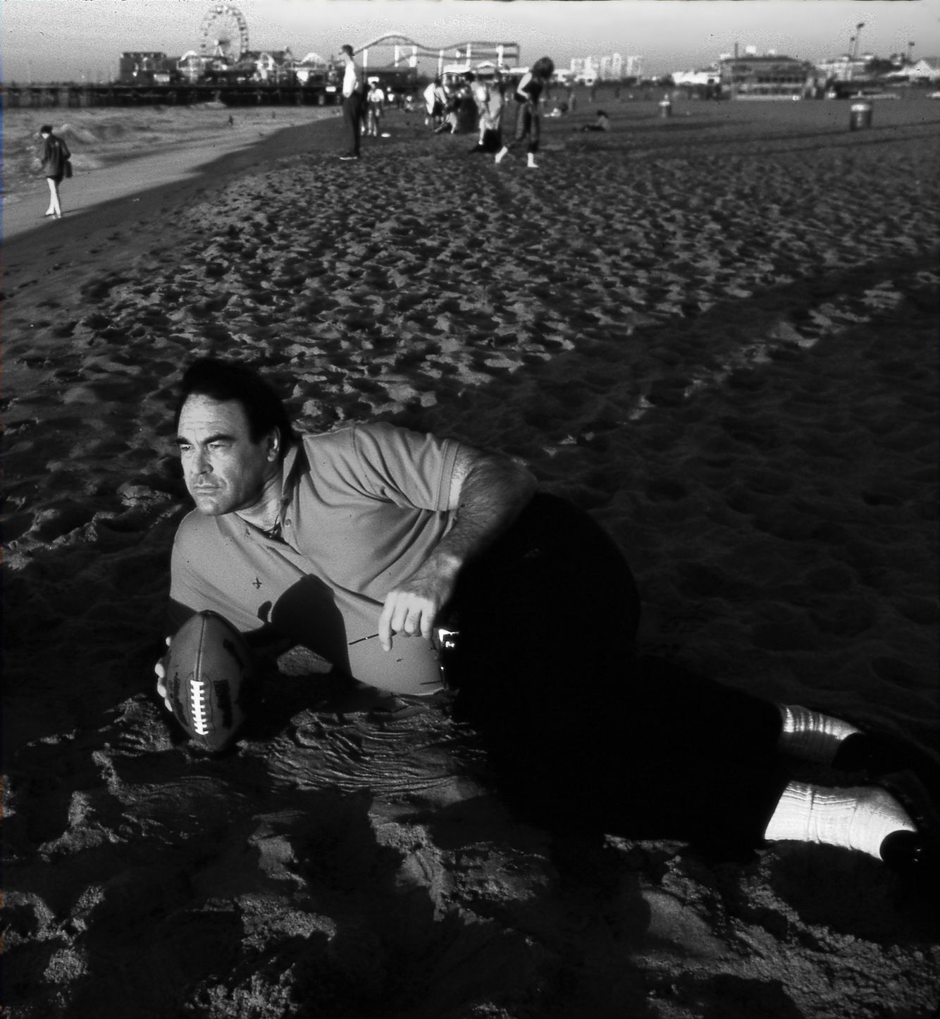 Oliver Stone, Santa Monica Beach