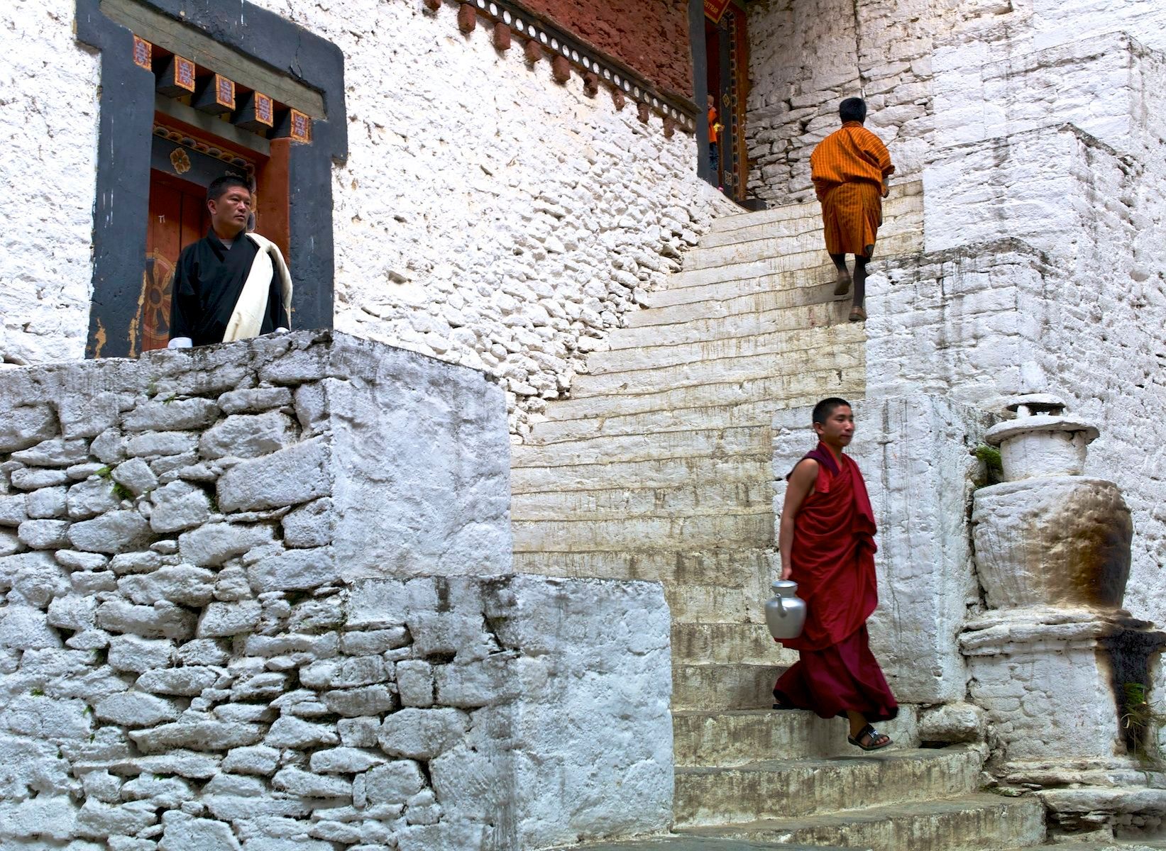 Monastery Steps, Bhutan