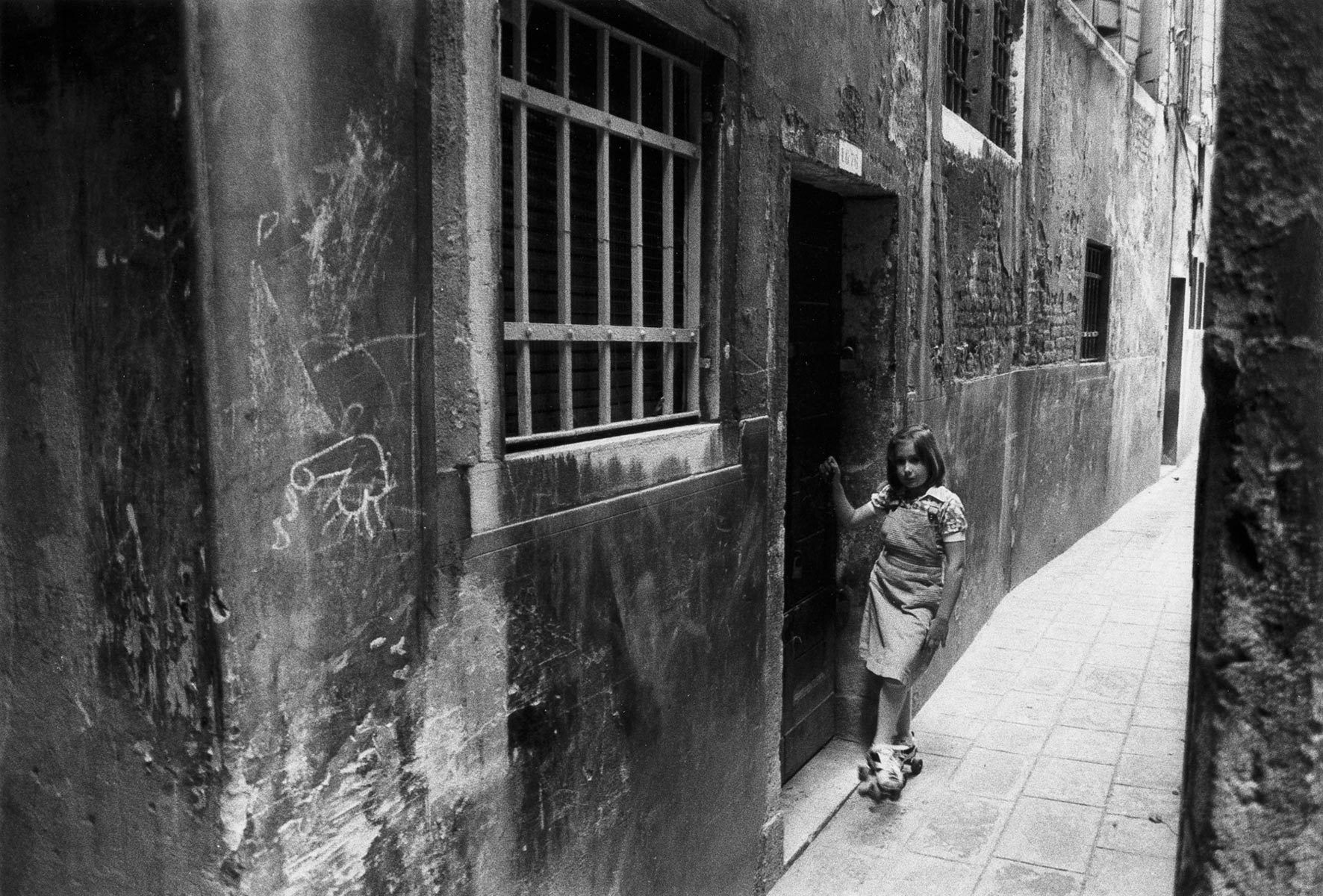 Narrow Street, Venice, Italy; 1977