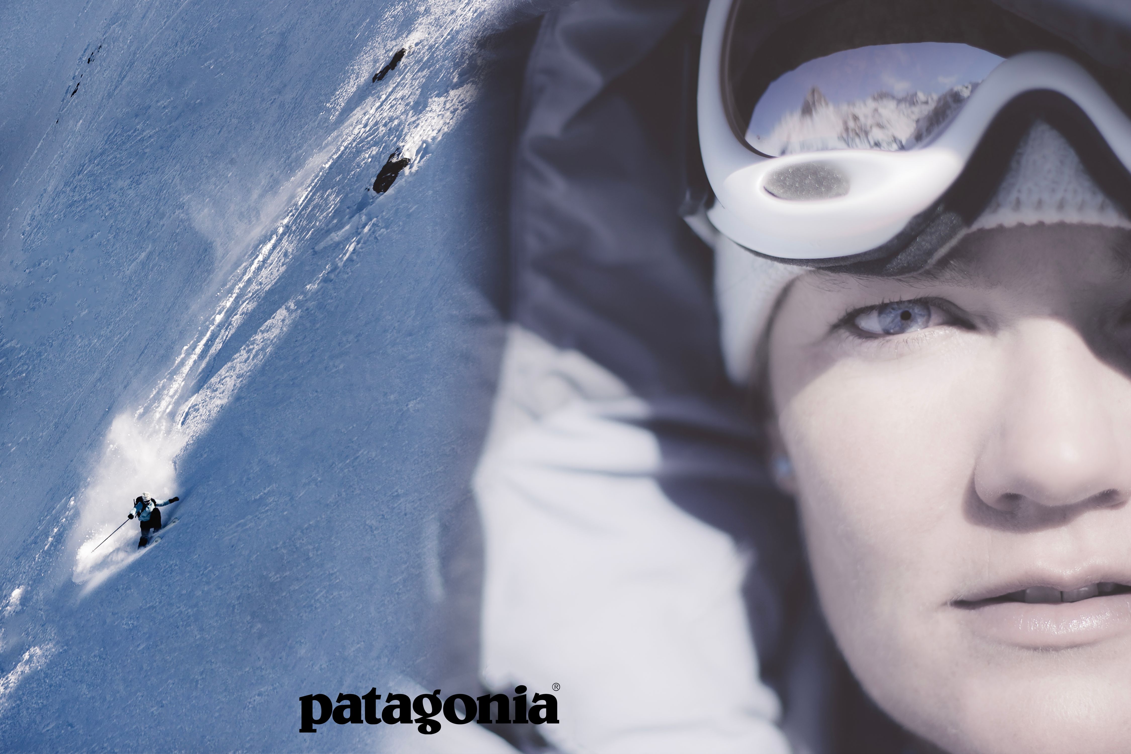 Val d'Isere, France. Patagonia Outerwear- ski