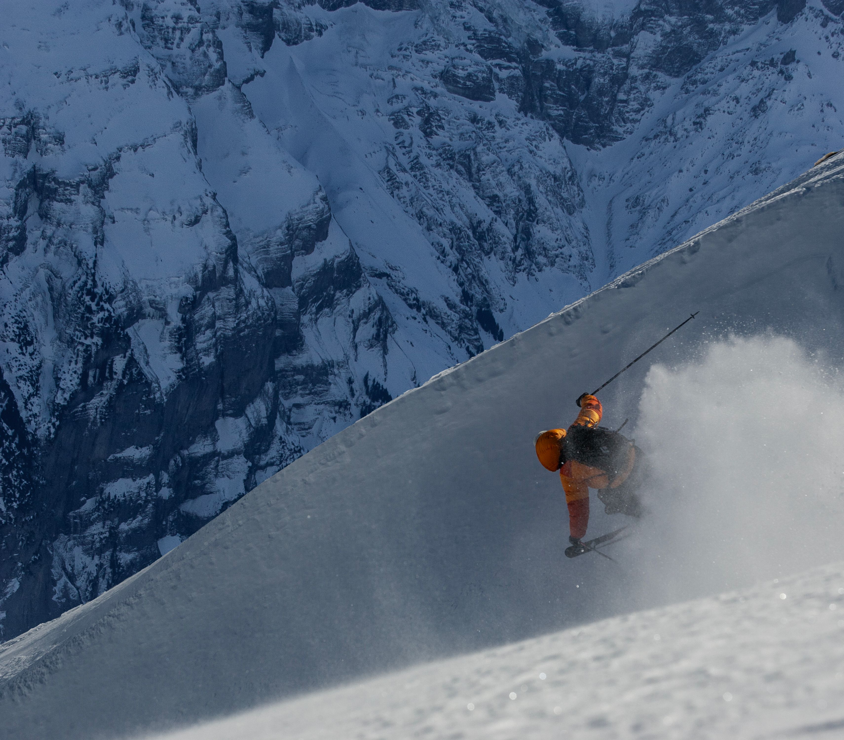 Product in the field with Patagonia outerwear