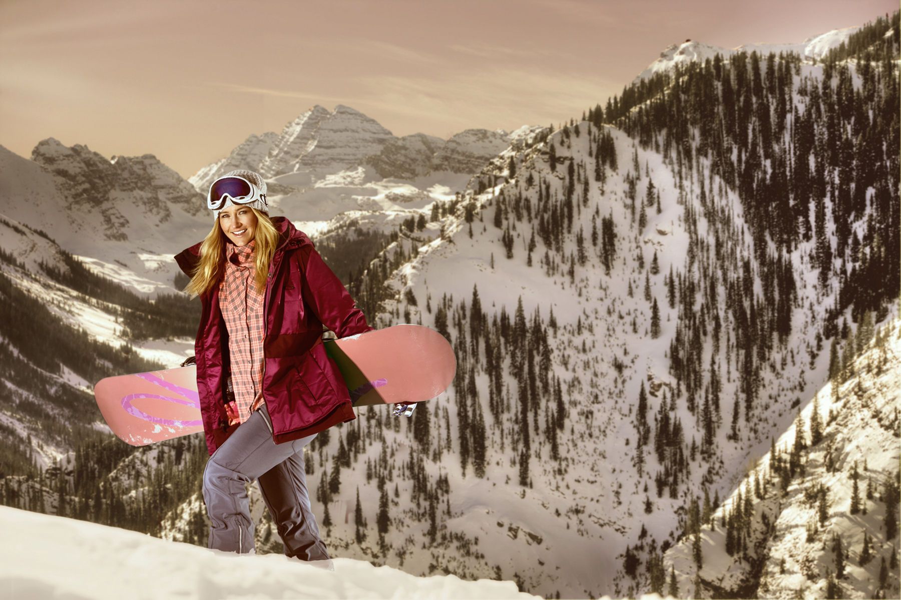 Gretchen, just out enjoying another gorgeous day at Snowmass Ski Area