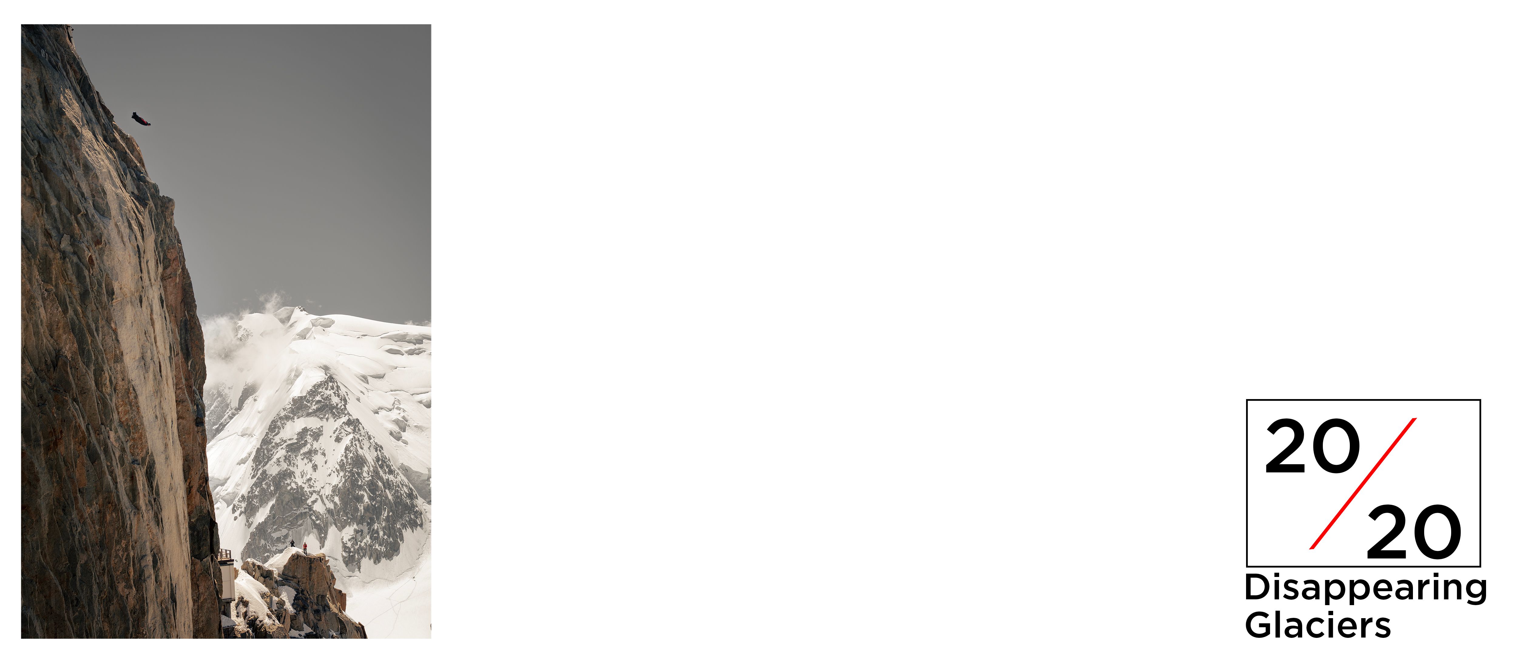 Flight suit in Chamonix- Mt Blanc in the back