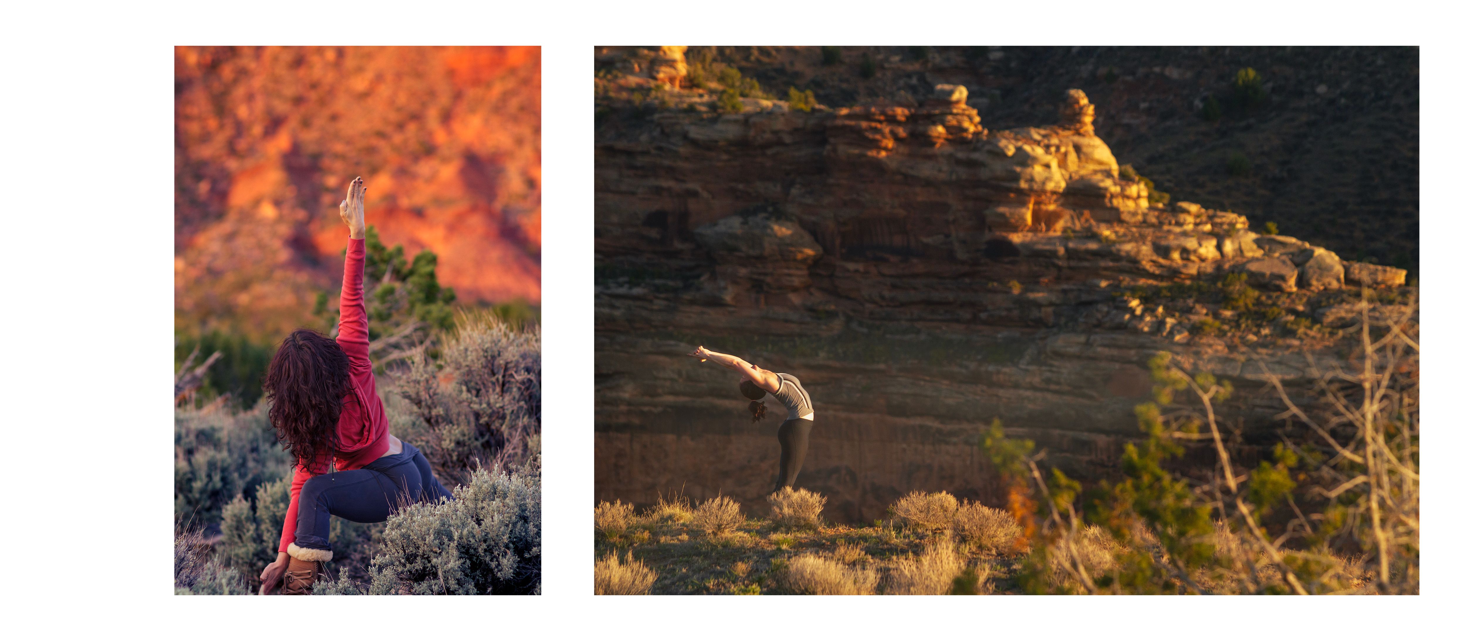 Yoga lifestyle- in the desert