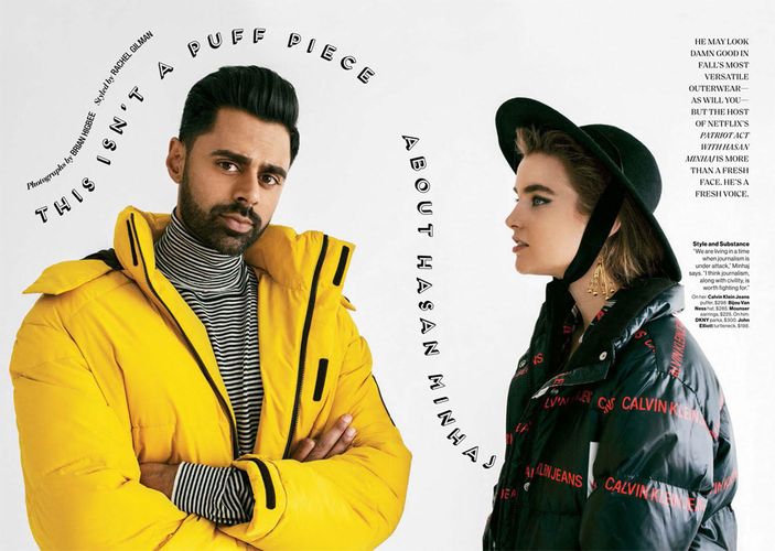 Hasan Minhaj and Ali Michael for Glamour