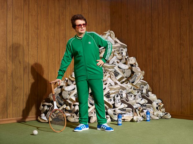 Billie Jean King for Adidas