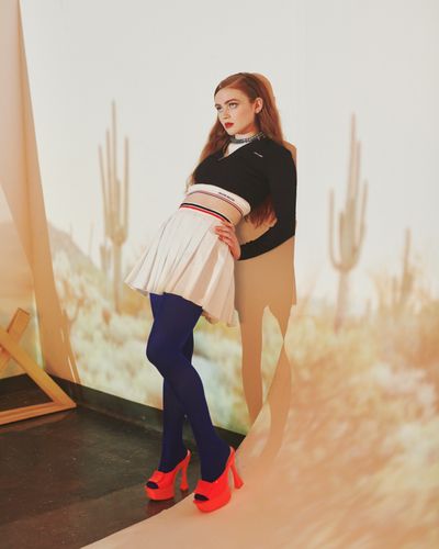 Sadie Sink for Who What Wear