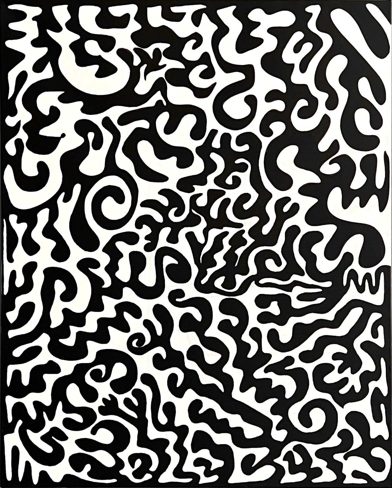 Antonio Vivaldi. Acrylic on Canvas. 30x40. 2023. The Four Seasons - Winter in F Minor, RV. 297: I Allegro non molto