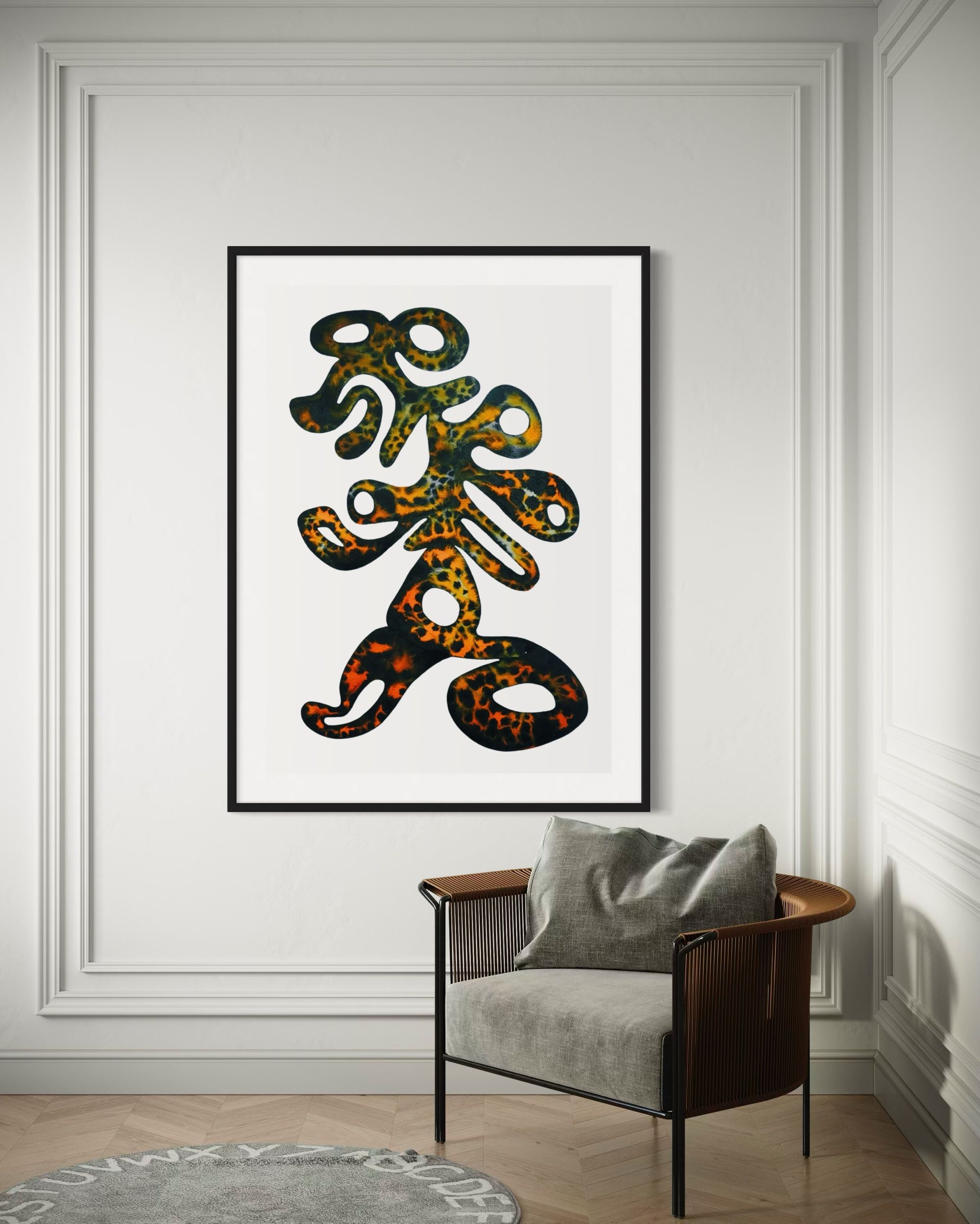 Katydid  | Ink on Paper| 12x17 in