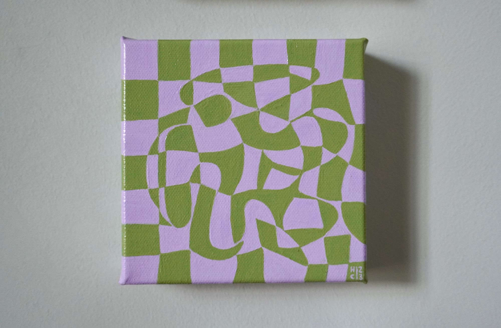 Song by Sylvan Esso. Acrylic on Canvas. 2023. Frequency Part II