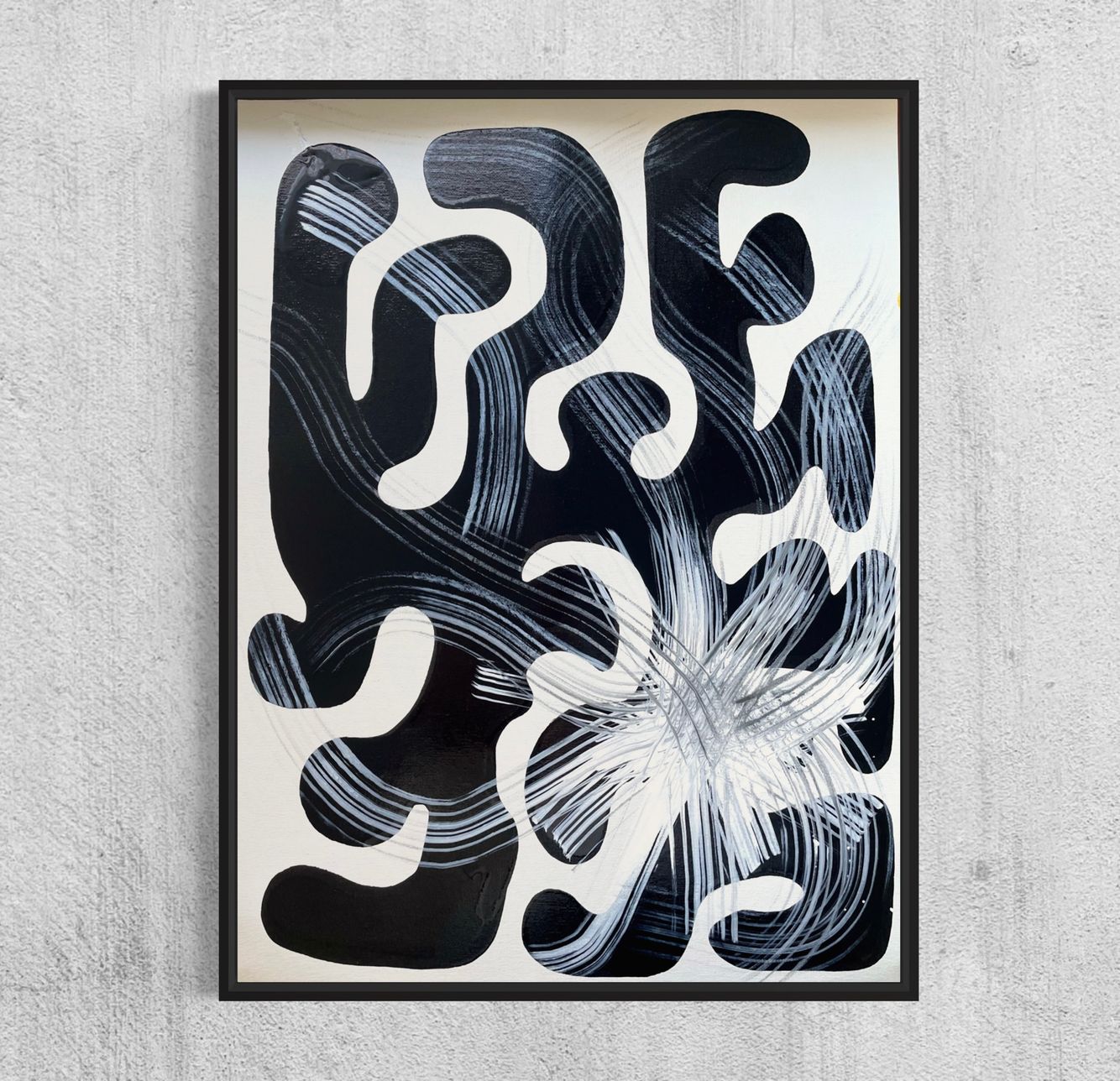 Song by Radiohead. Alcohol ink on Canvas. 16x20.  Weird Fishes