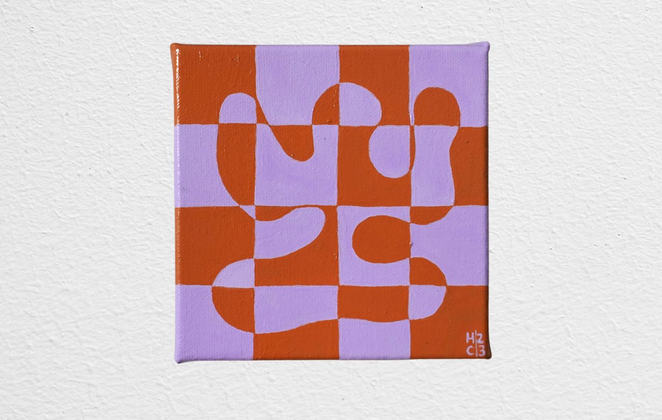 Song by Sylvan Esso. Acrylic on Canvas. 2023. Frequency Part I