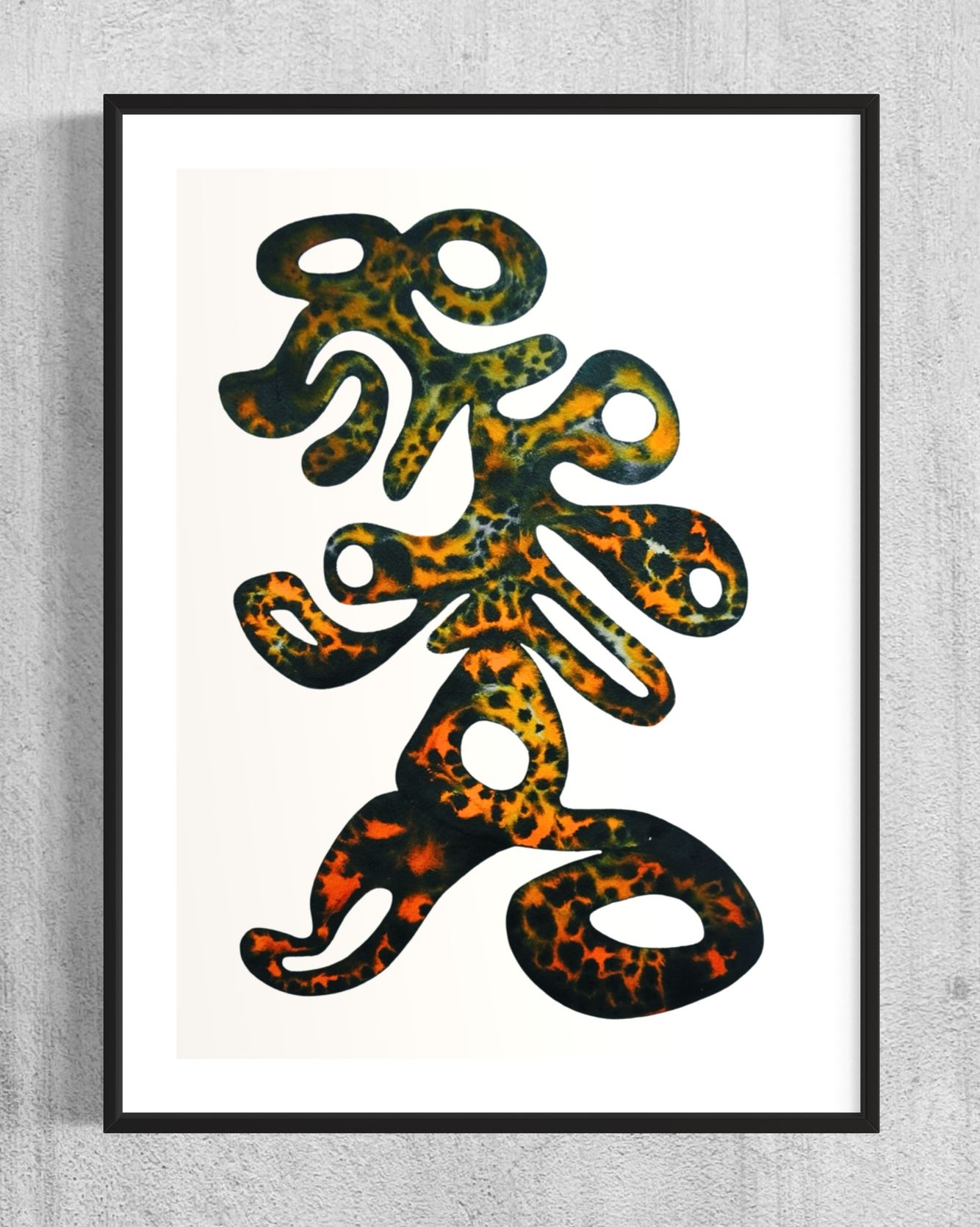 Katydid  | Ink on Paper| 12x17 in