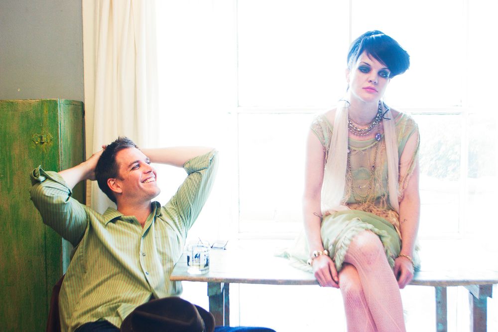 Michael Weatherly and Pauley Perrette