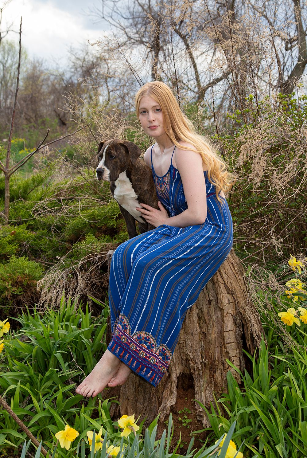 Carly and Sarge - a portrait