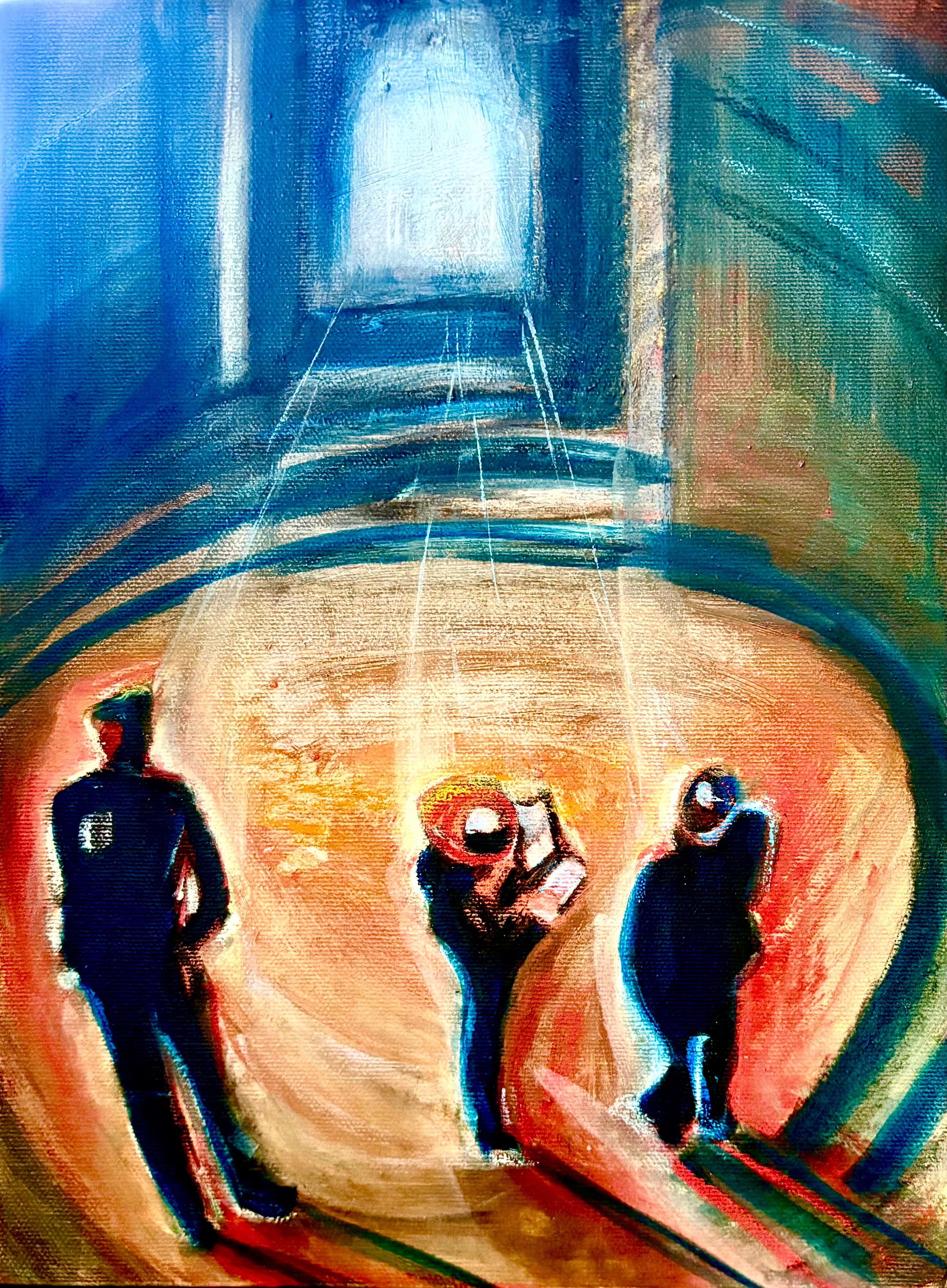 8"x12" oil down under