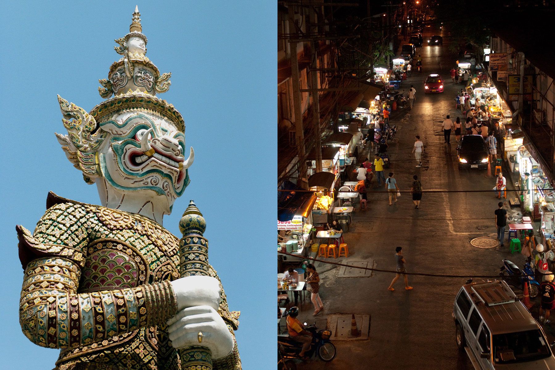 Bangkok by day and night