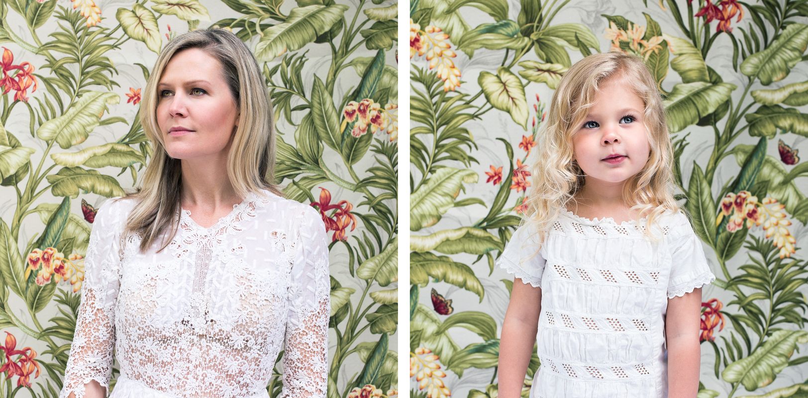 mother daughter portrait