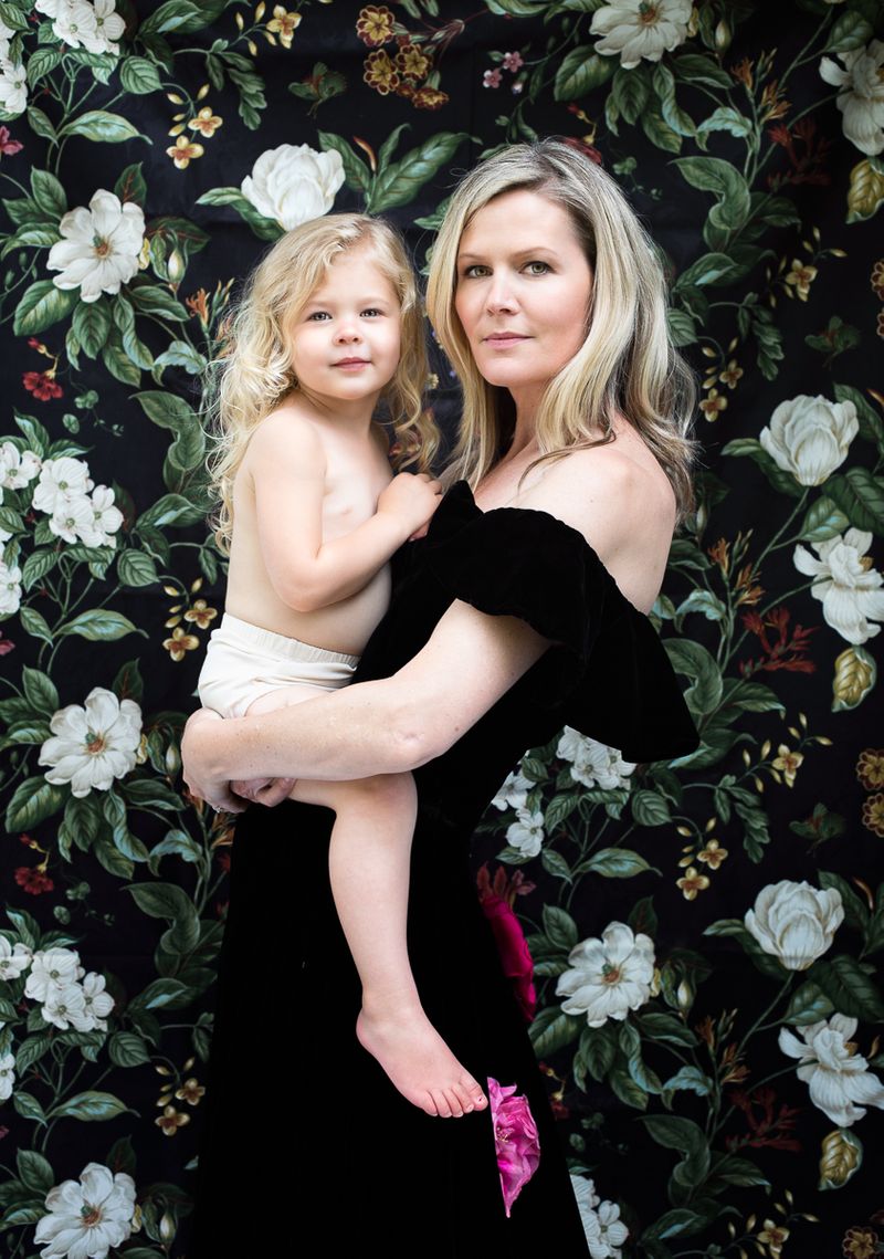 mother daughter portrait