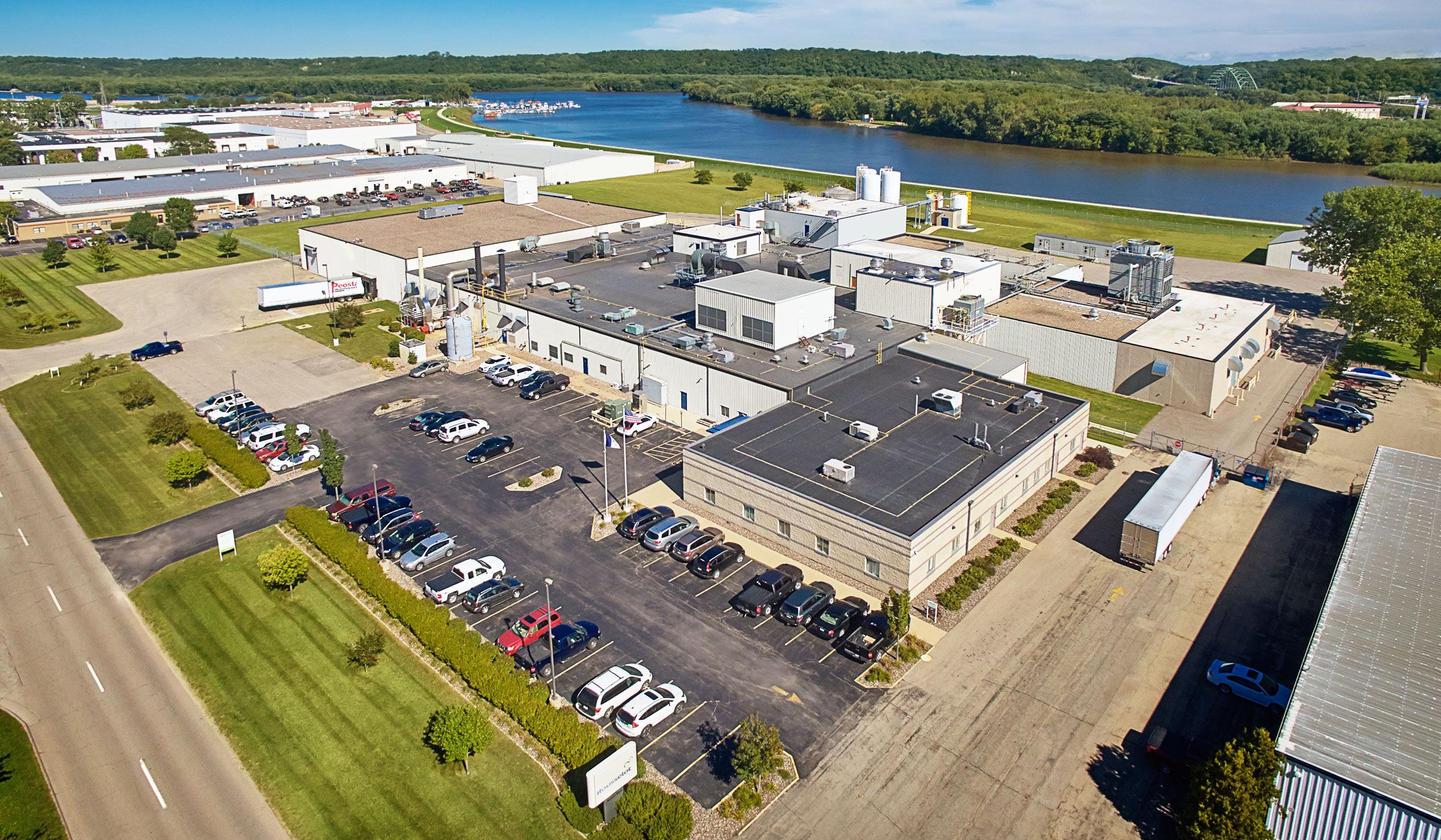 Aerial photograph of Rousselot in Dubuque, IA