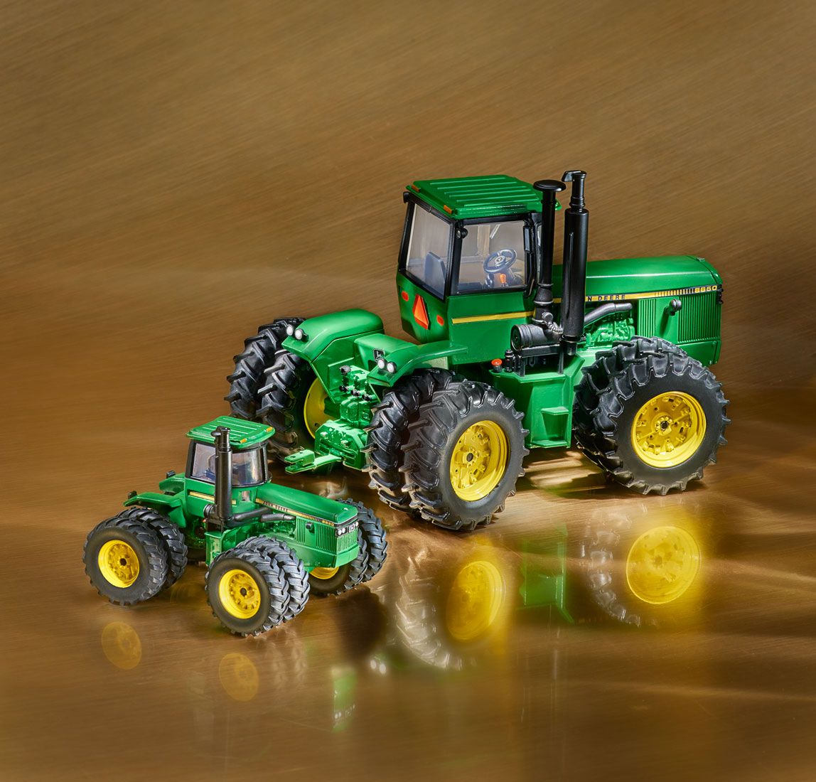 Green Toy Farmer tractors
