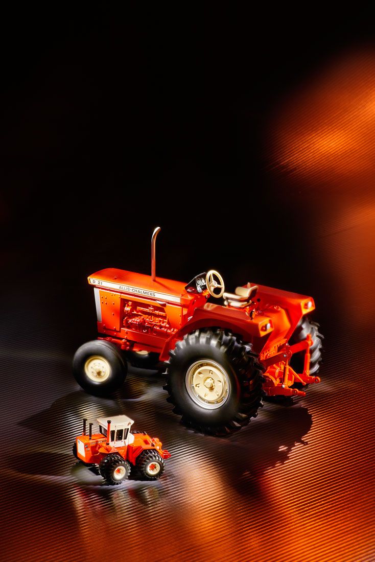 Red Toy Farmer tractors