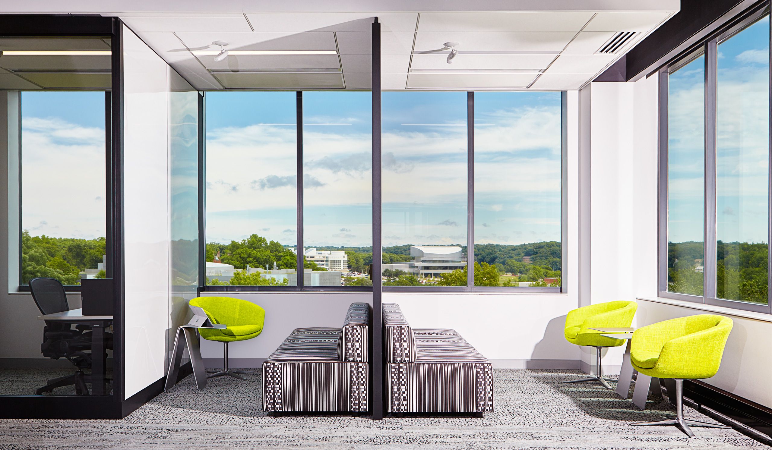 Interior architectural photograph University of Iowa College of Public Health