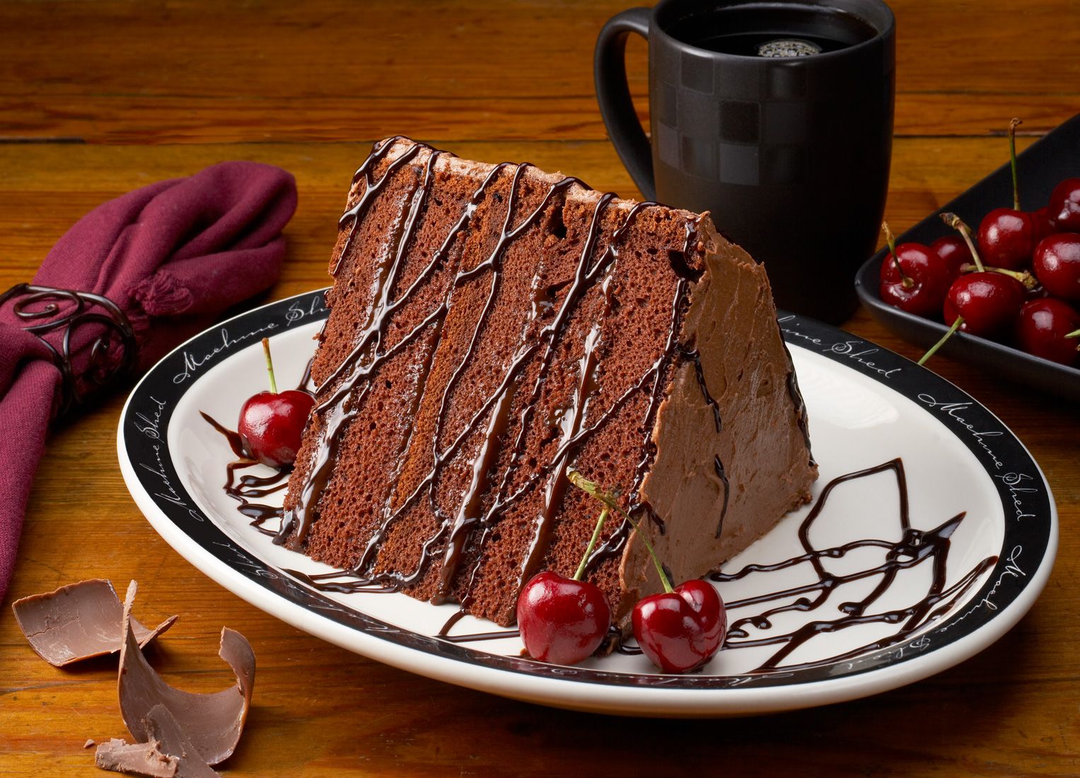 Chocolate cake food photography