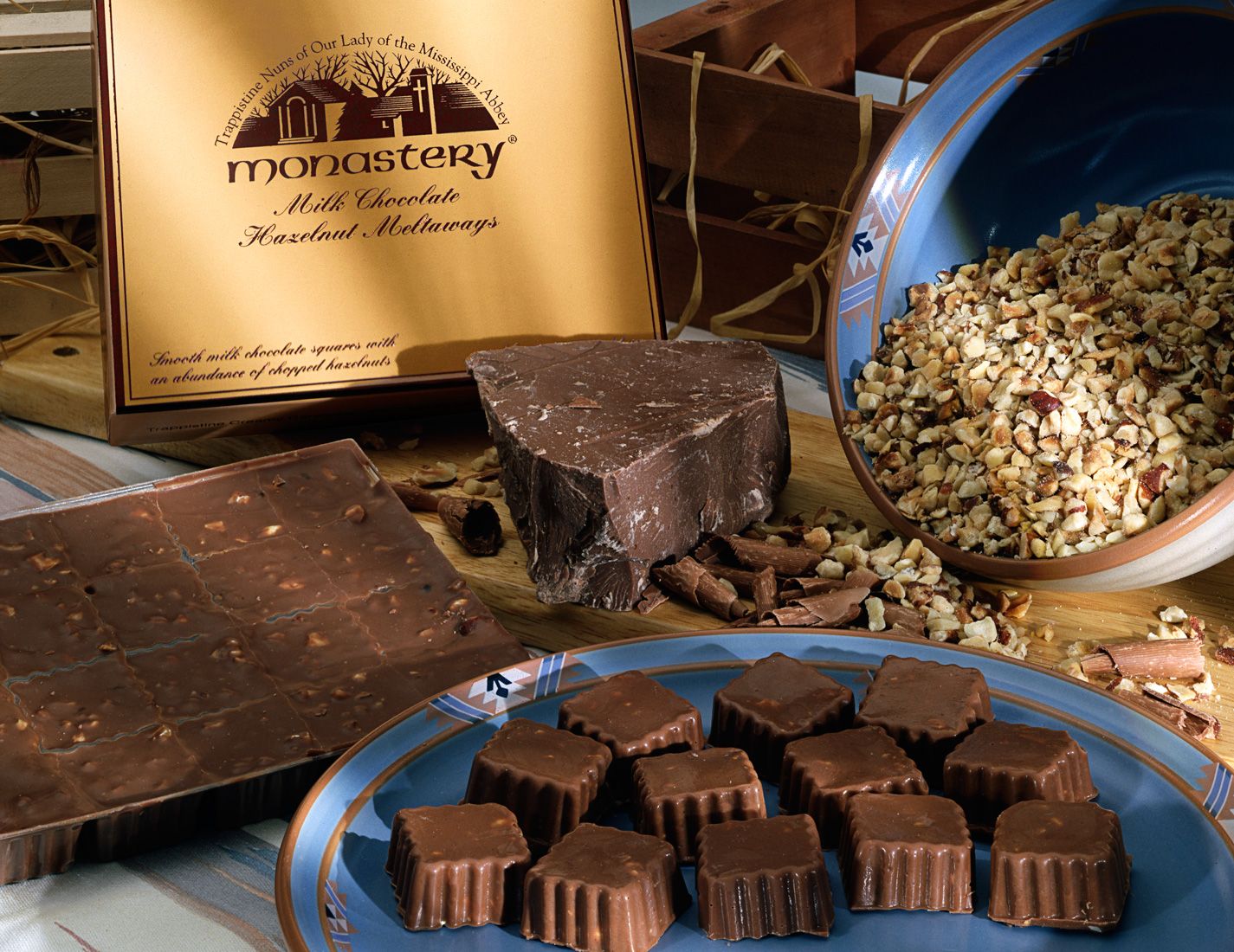Monastery chocolates food photography