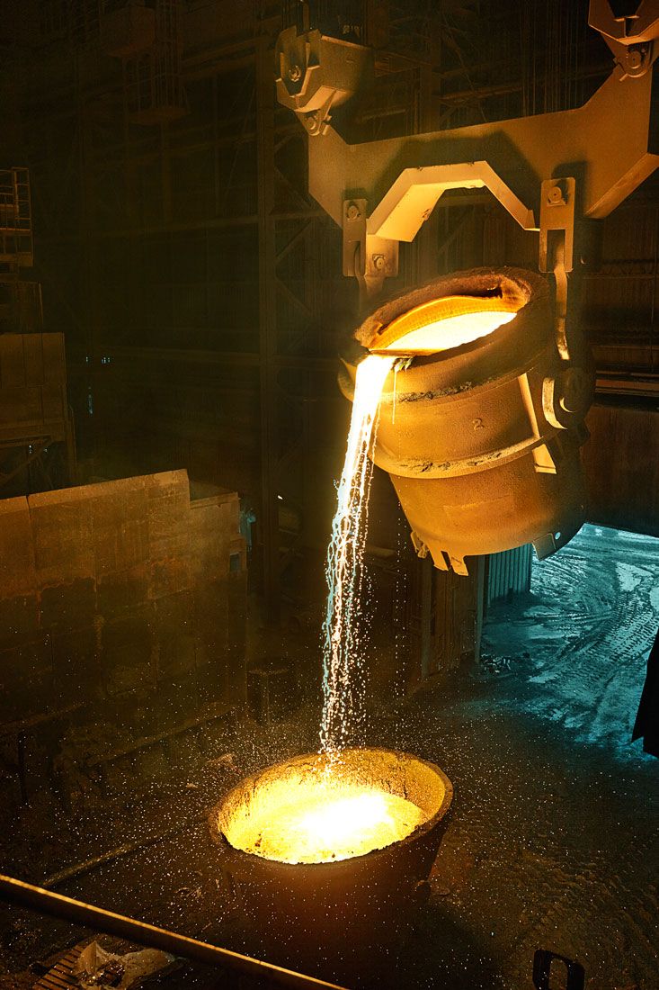 Interior of foundry