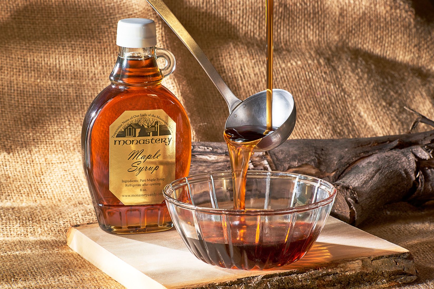 Monastery Maple Syrup food photography