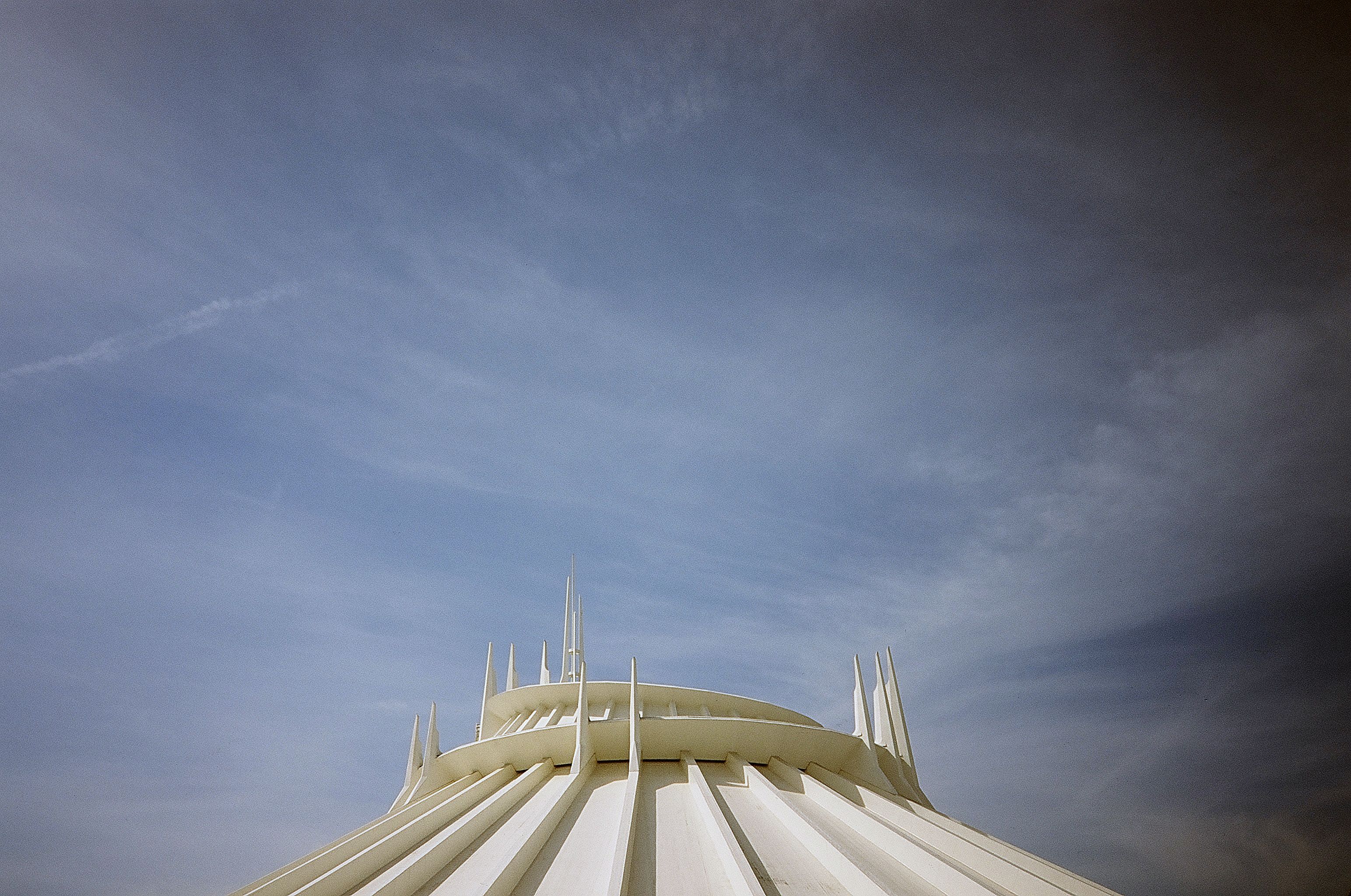 space mountain from line 2009 Space Mountain CA 2009