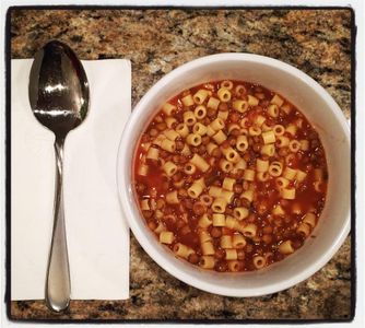 Lentil and Ditalini Soup