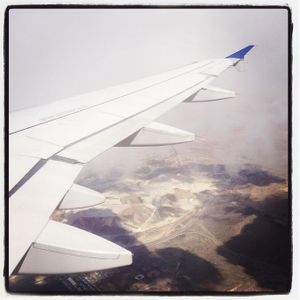 Somewhere over the mountains