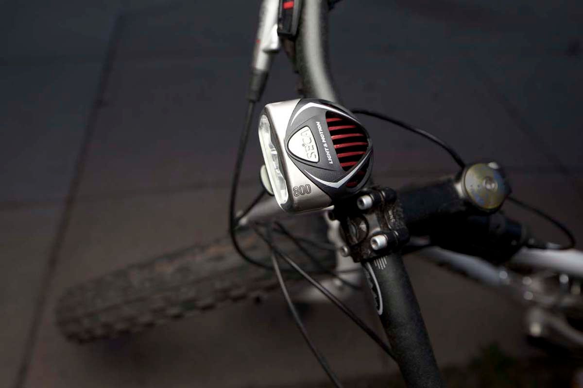 Seca Line of High powered Mountain bike lights.