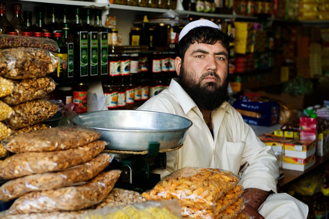 Portrait of a Grocer in Kabul