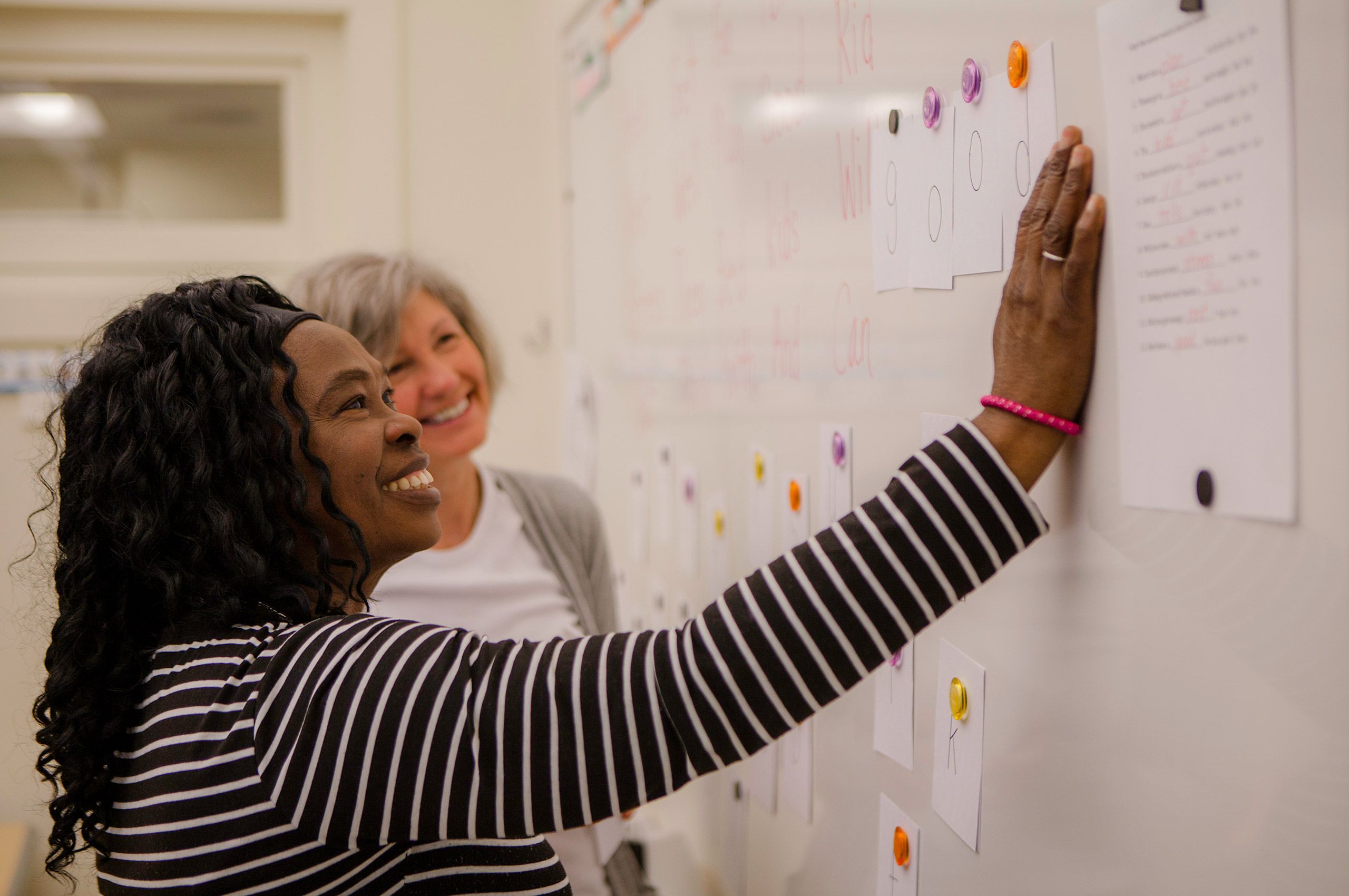 Volunteers at Rosie's Place.