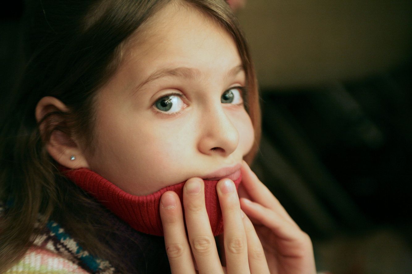 Girl looking away