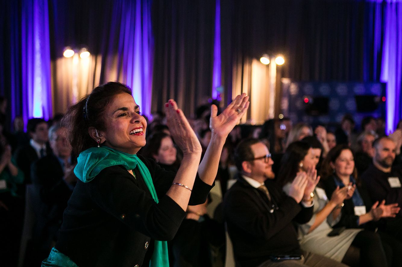 Woman Clapping Hands