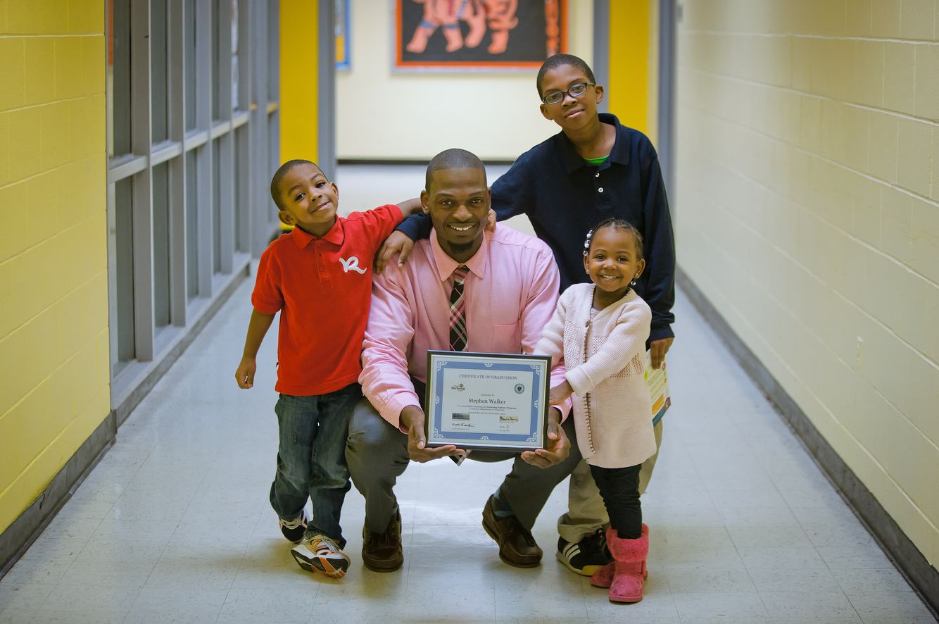 Father of Three is Receiving an Award