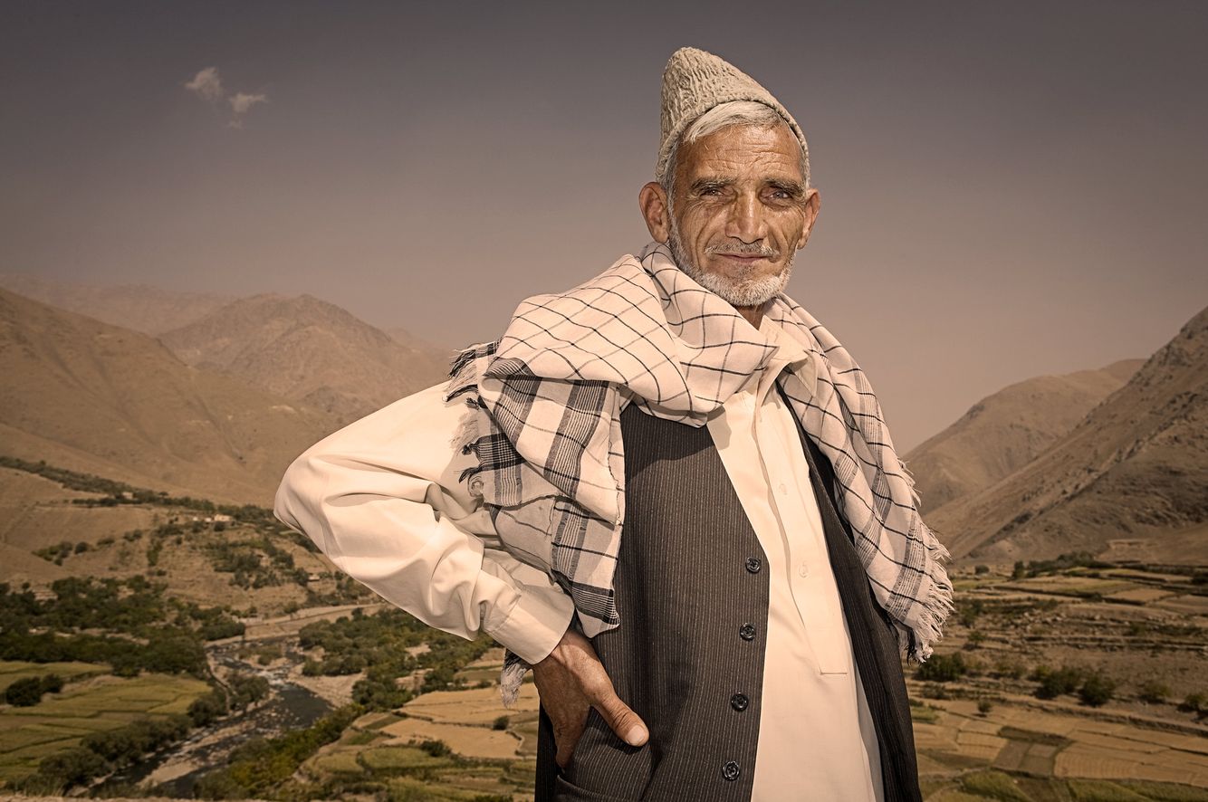 Portrait of an Afghan Man
