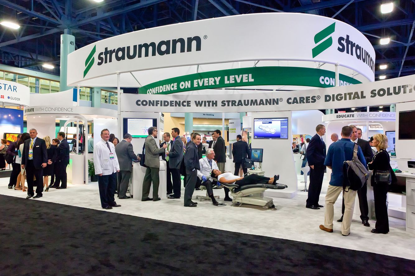 Straumann Booth at the Trade Show