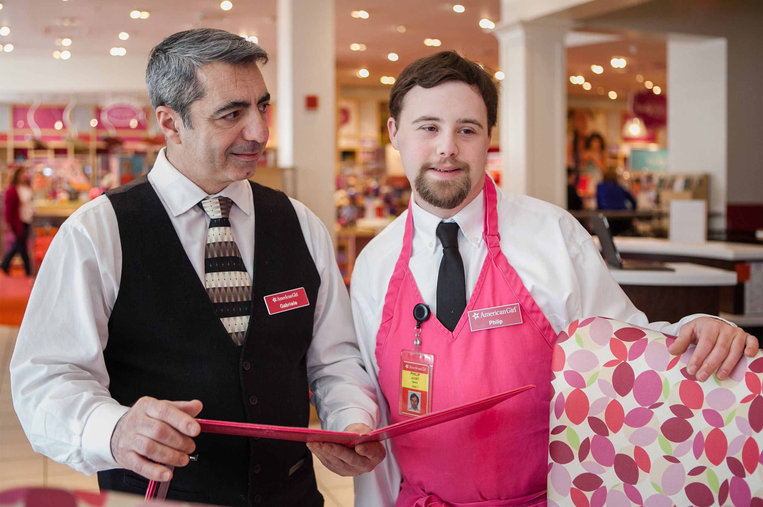 Store Employee With Down Syndrome.