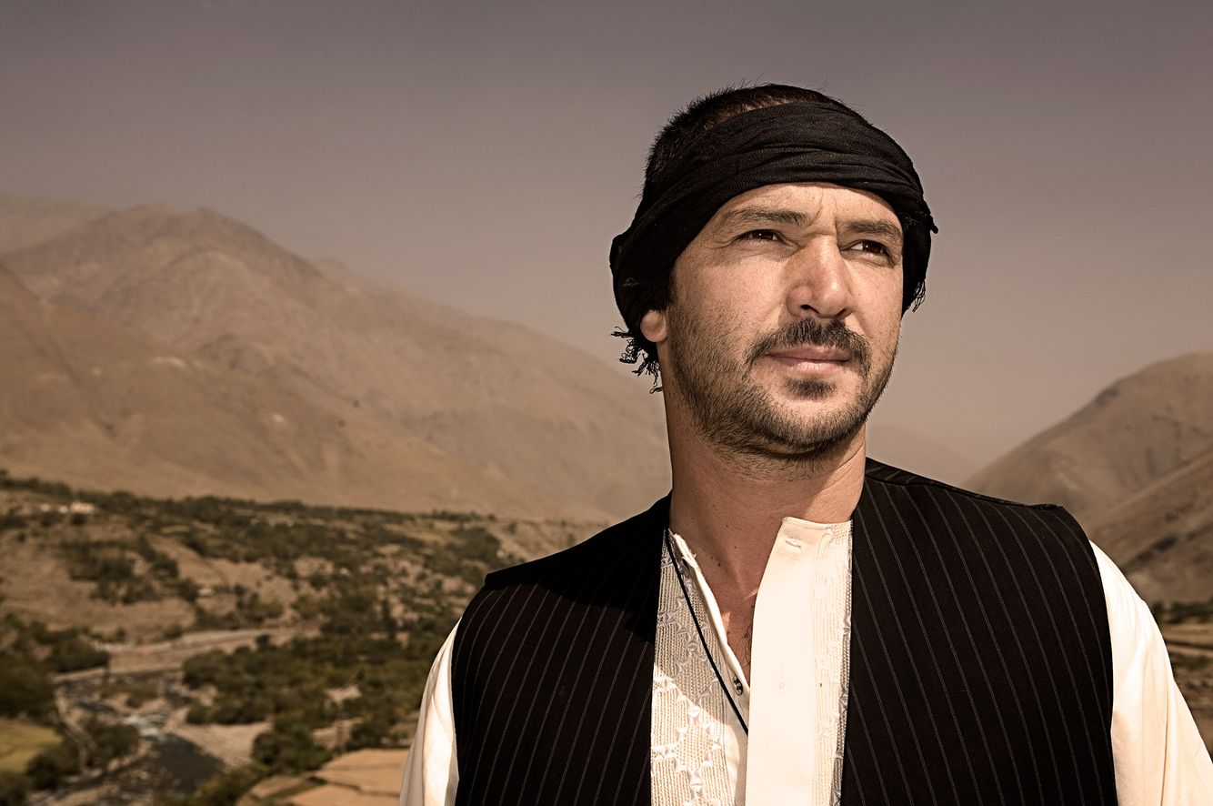 Portrait of an Afghan man