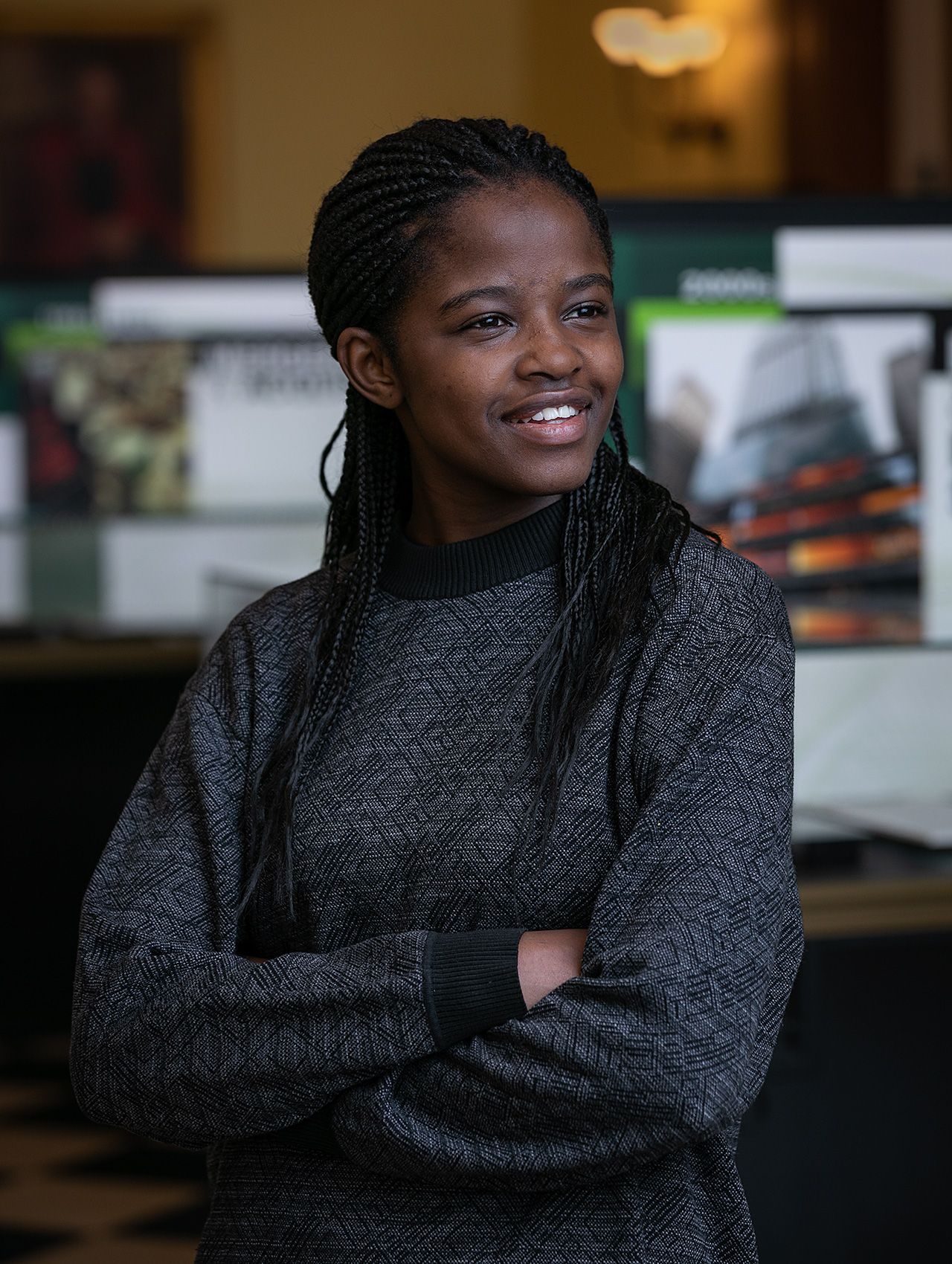 Portrait of an African-American Student at the HBS