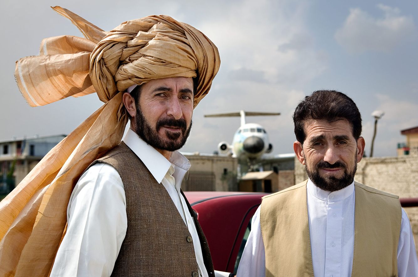 Double Portrait: Two Men in Kabul, Afghanistan