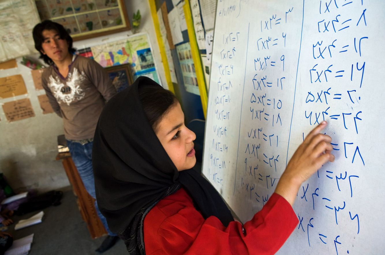 Orphanage school in Kabul, Afghanistan