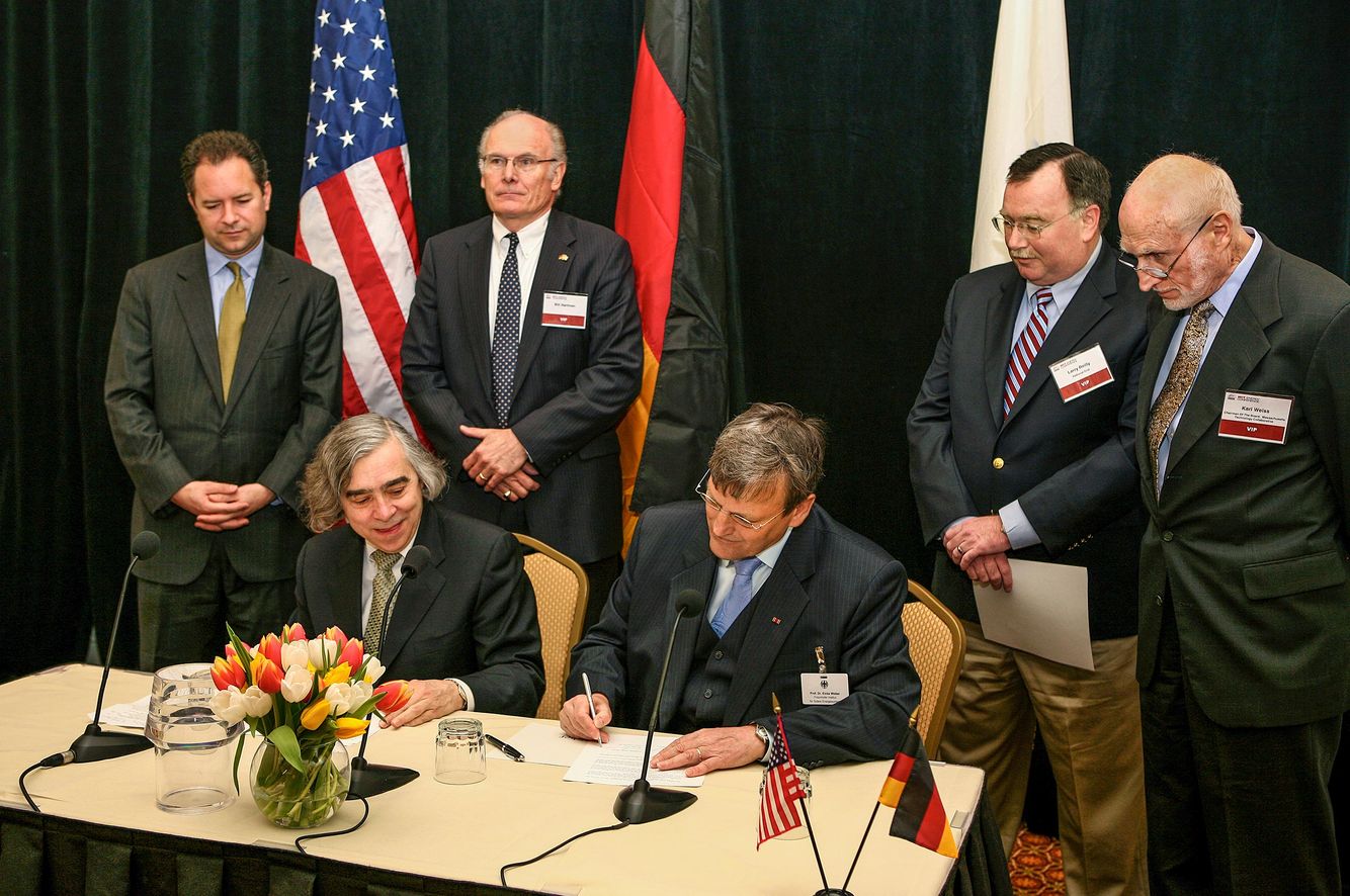 Signing an Agreement at MIT